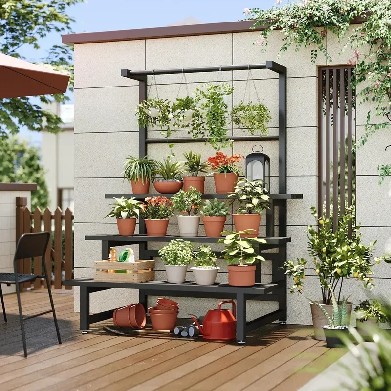 Outdoor Furniture Balcony - Gelaagde Display Plant Rek Plank Universele