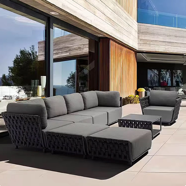 Outdoor Furniture Balcony - # Luxueuze rotan aluminium tuinmeubelen modulaire
