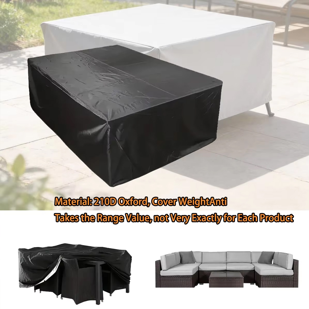 Outdoor Furniture Balcony - Op maat gemaakte 210D waterdichte buitenmeubelhoes