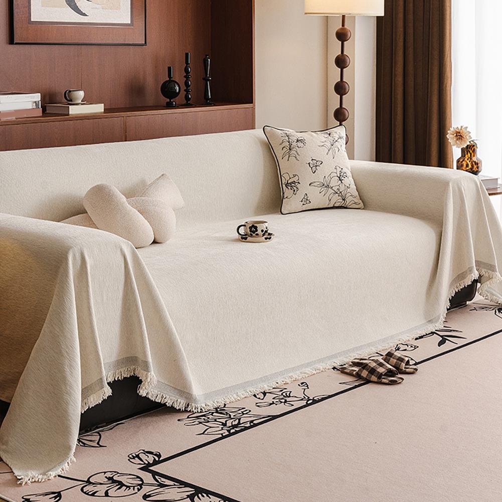 Outdoor Furniture One Piece - Gemakkelijk te installeren bankhoes Chenille bankhoes