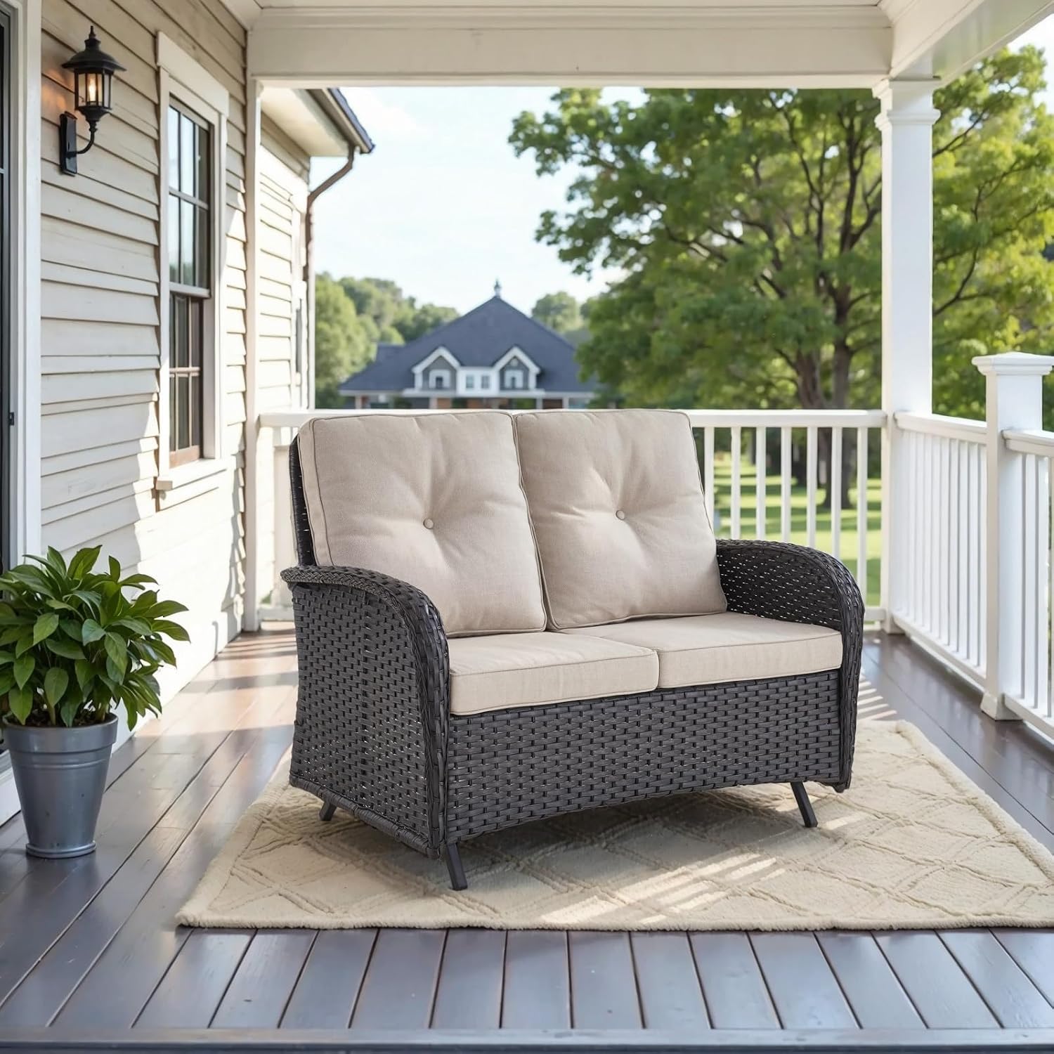 Outdoor Furniture Bench - Buitenligstoelbank voor op het terras -