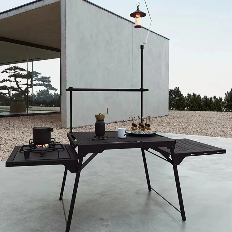 Outdoor Furniture Warehouse - NieuweSM-IGTN Aluminium Draagbare Campingkeuken Tafel Modern