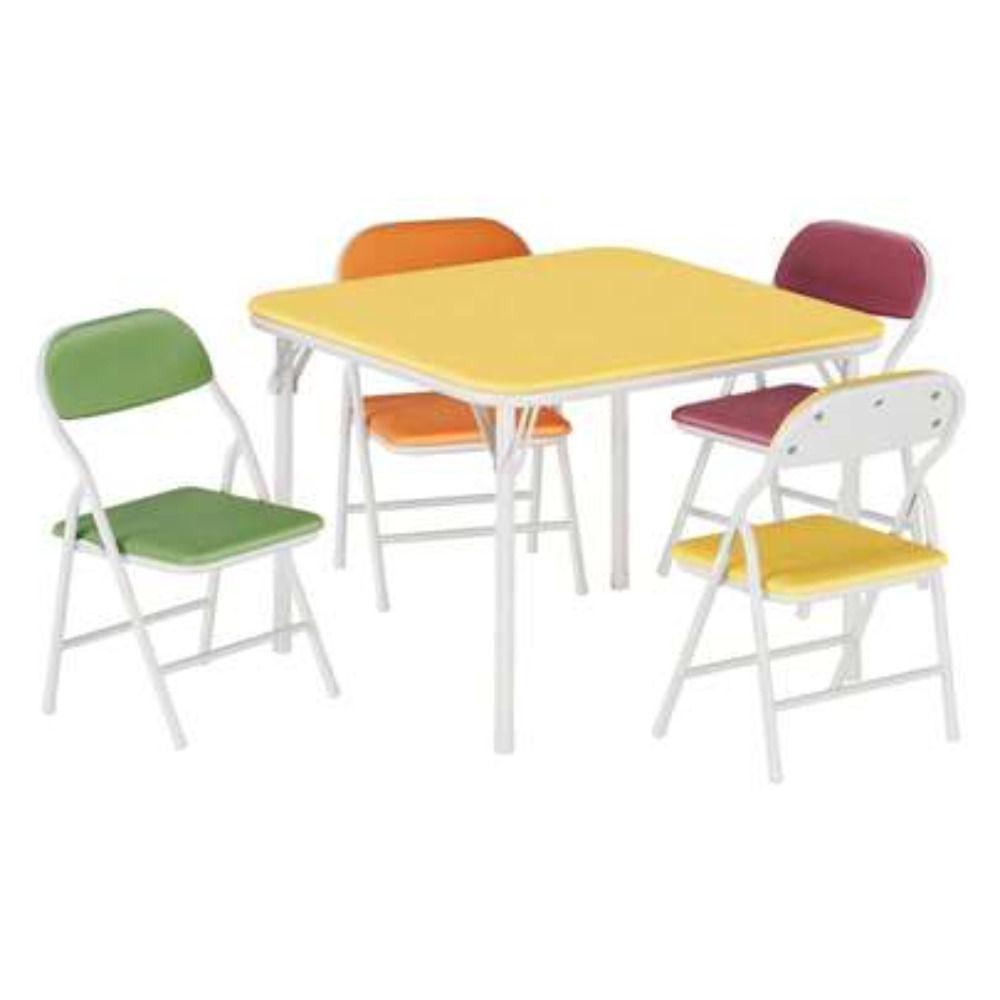Outdoor Furniture Balcony - Inklapbare vierkante tafel- en stoelenset voor
