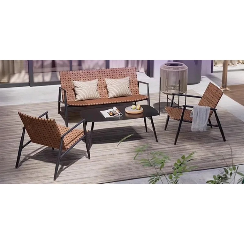 Outdoor Furniture Balcony - Outdoor rotan meubelset 3-delig terras balkon