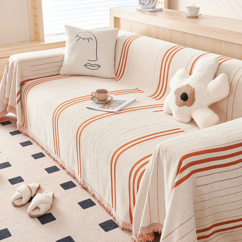 Noordse stijl chenille bankhoe - Outdoor Furniture One Piece recensie en prijs
