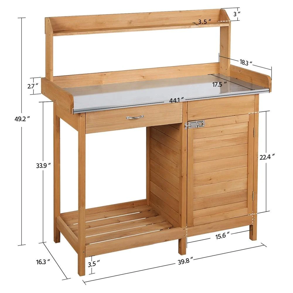 Buitenwerktafel van massief ho - Outdoor Furniture Bench recensie en prijs
