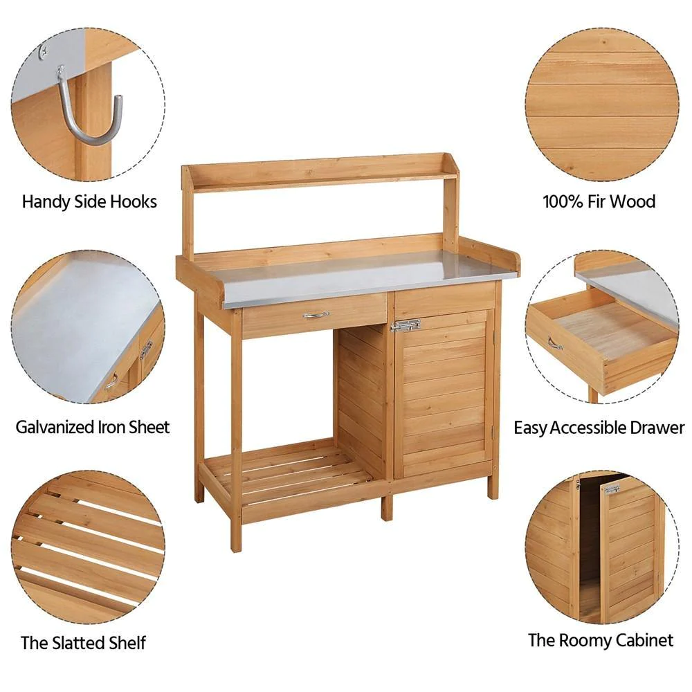 Buitenwerktafel van massief ho - Outdoor Furniture Bench recensie en prijs