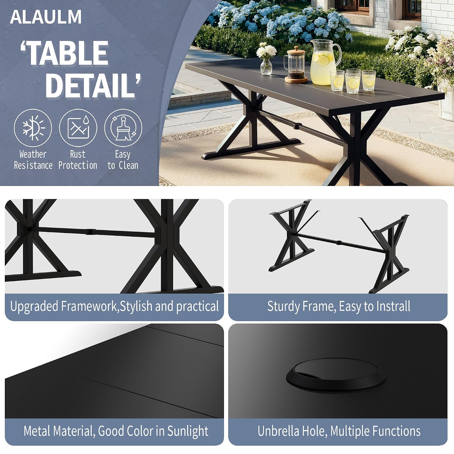 Metalen Tuinset 7-delig met 6  - Outdoor Furniture Plus recensie en prijs