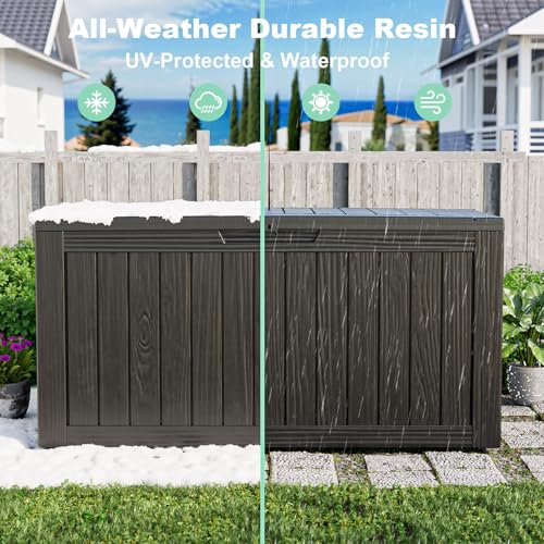 Waterdichte hars opbergbox voo - Outdoor Furniture Wood recensie en prijs