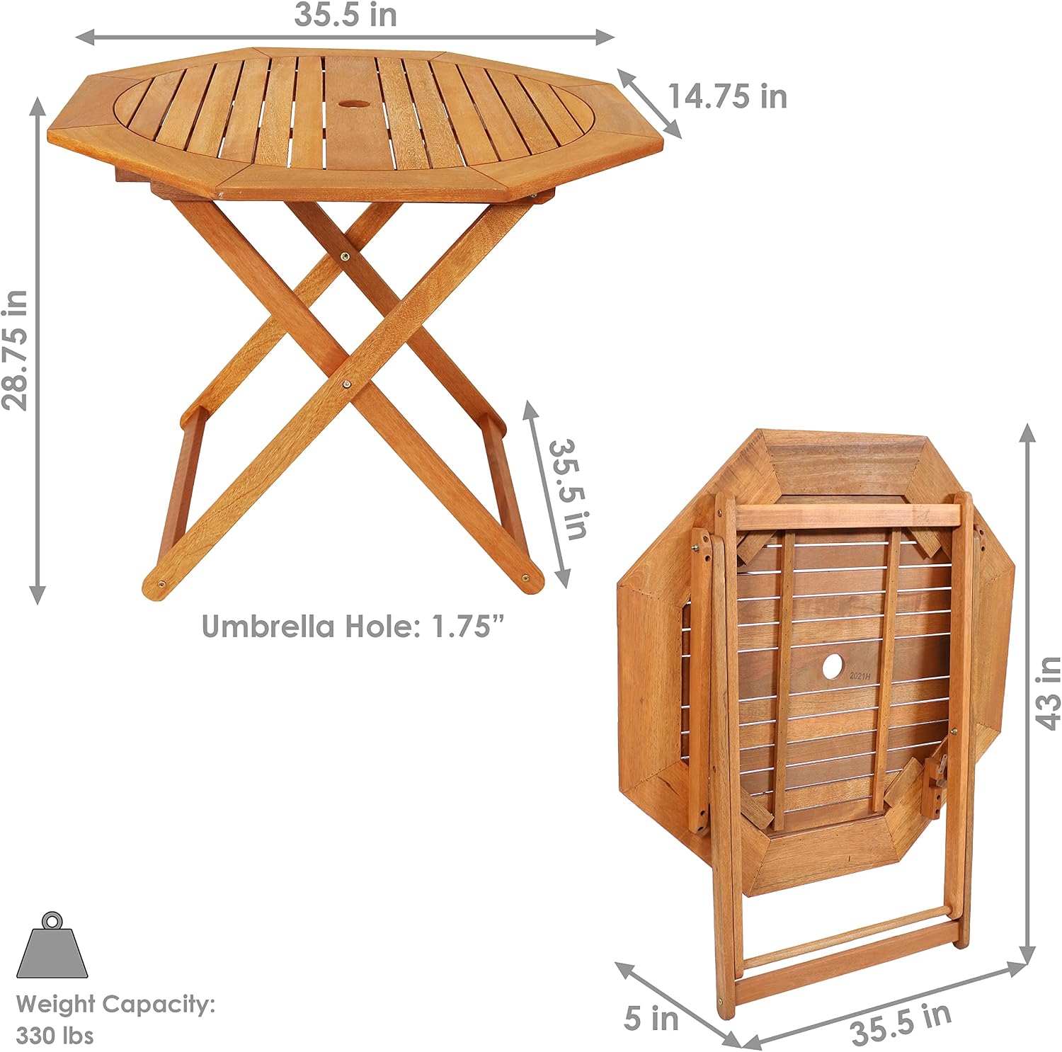 Meranti Houten Opklapbare Buit - Outdoor Furniture One Piece recensie en prijs