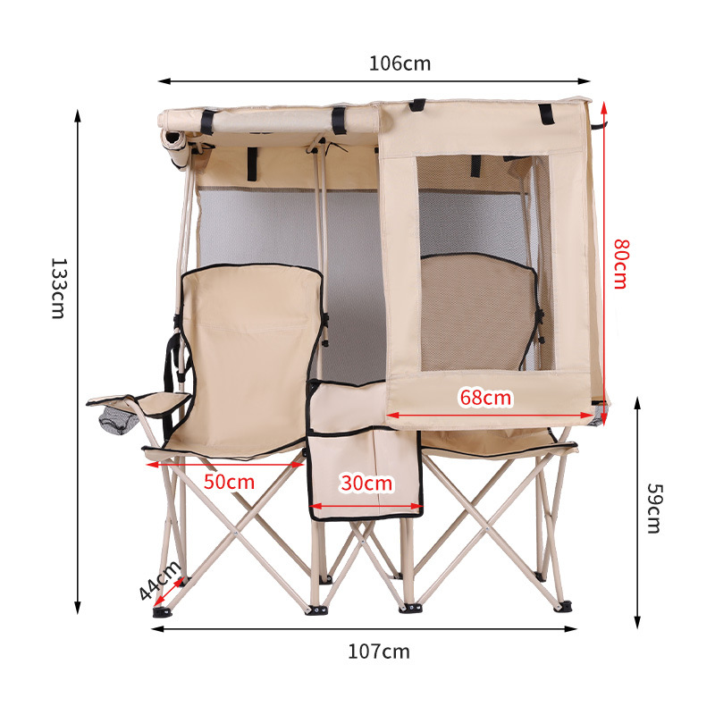 Opvouwbare dubbele Oxford zonn - Outdoor Furniture Plus recensie en prijs