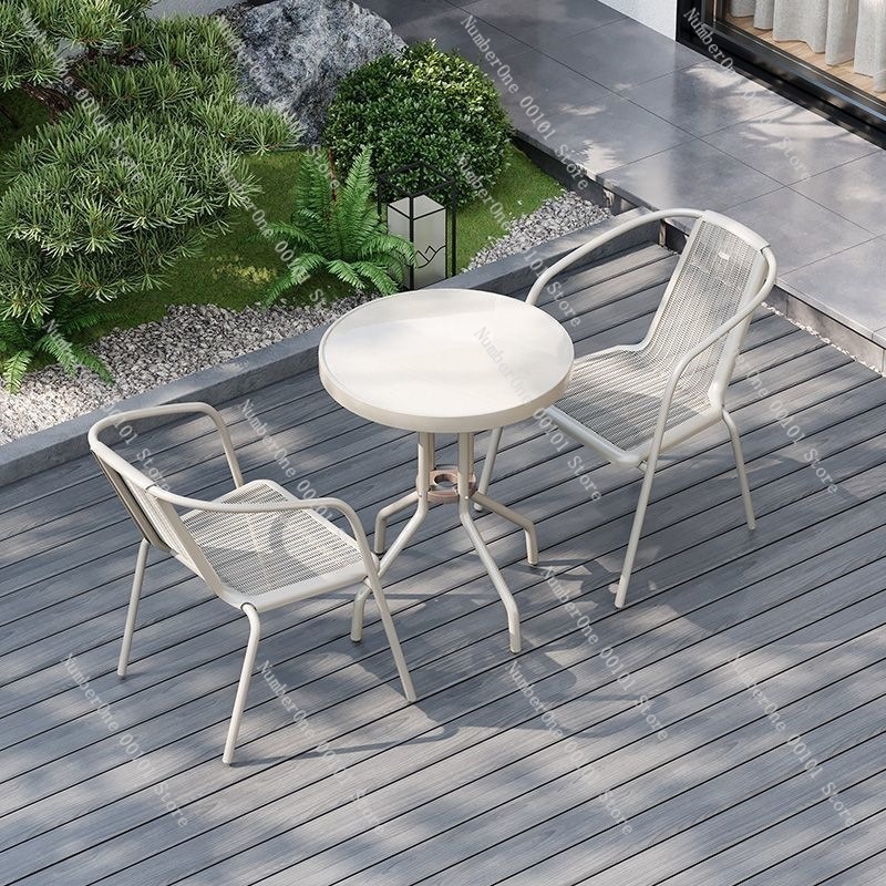 Opklapbare tuintafel en 2 stoe - Outdoor Furniture Balcony recensie en prijs