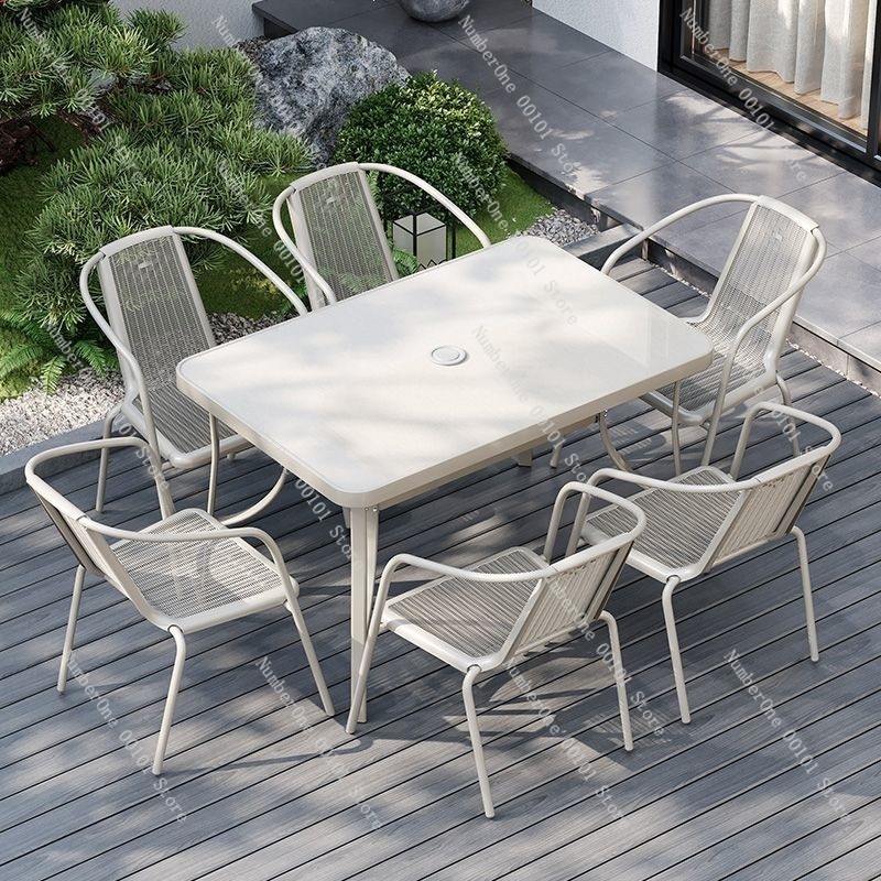 Opklapbare tuintafel en 2 stoe - Outdoor Furniture Balcony recensie en prijs