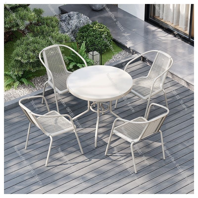 Opklapbare tuintafel en 2 stoe - Outdoor Furniture Balcony recensie en prijs