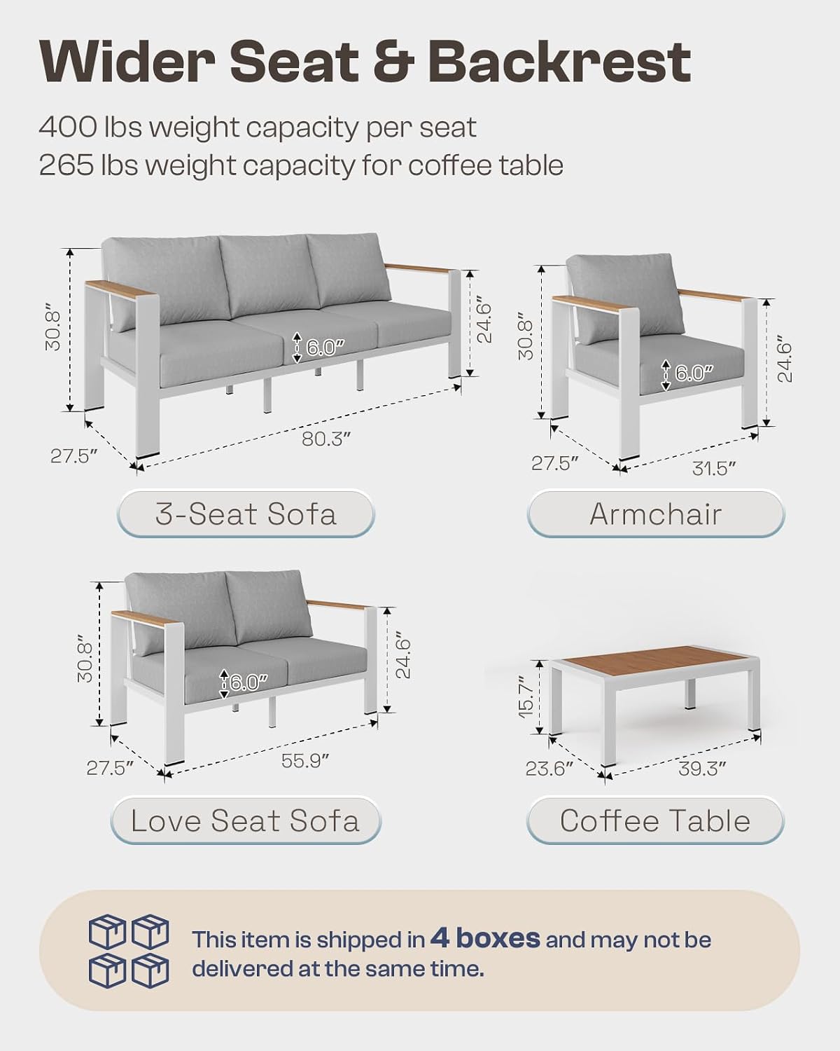 Aluminium buitenbank, roestvri - Outdoor Furniture Balcony recensie en prijs