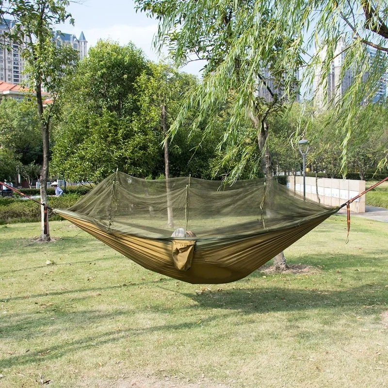 Dubbele klamboe-hangmat 300×20 - Outdoor Furniture Plus recensie en prijs