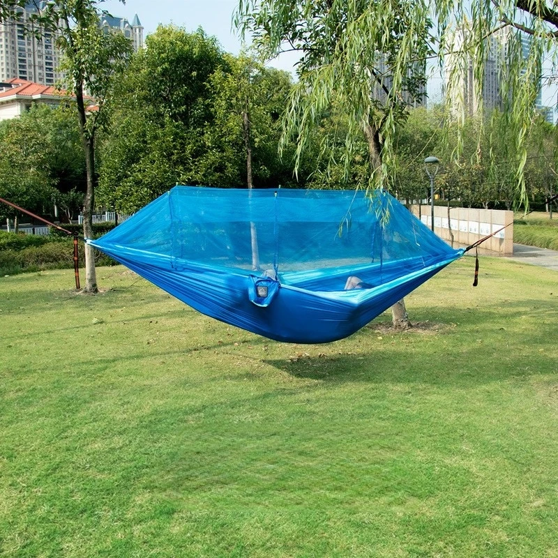 Dubbele klamboe-hangmat 300×20 - Outdoor Furniture Plus recensie en prijs