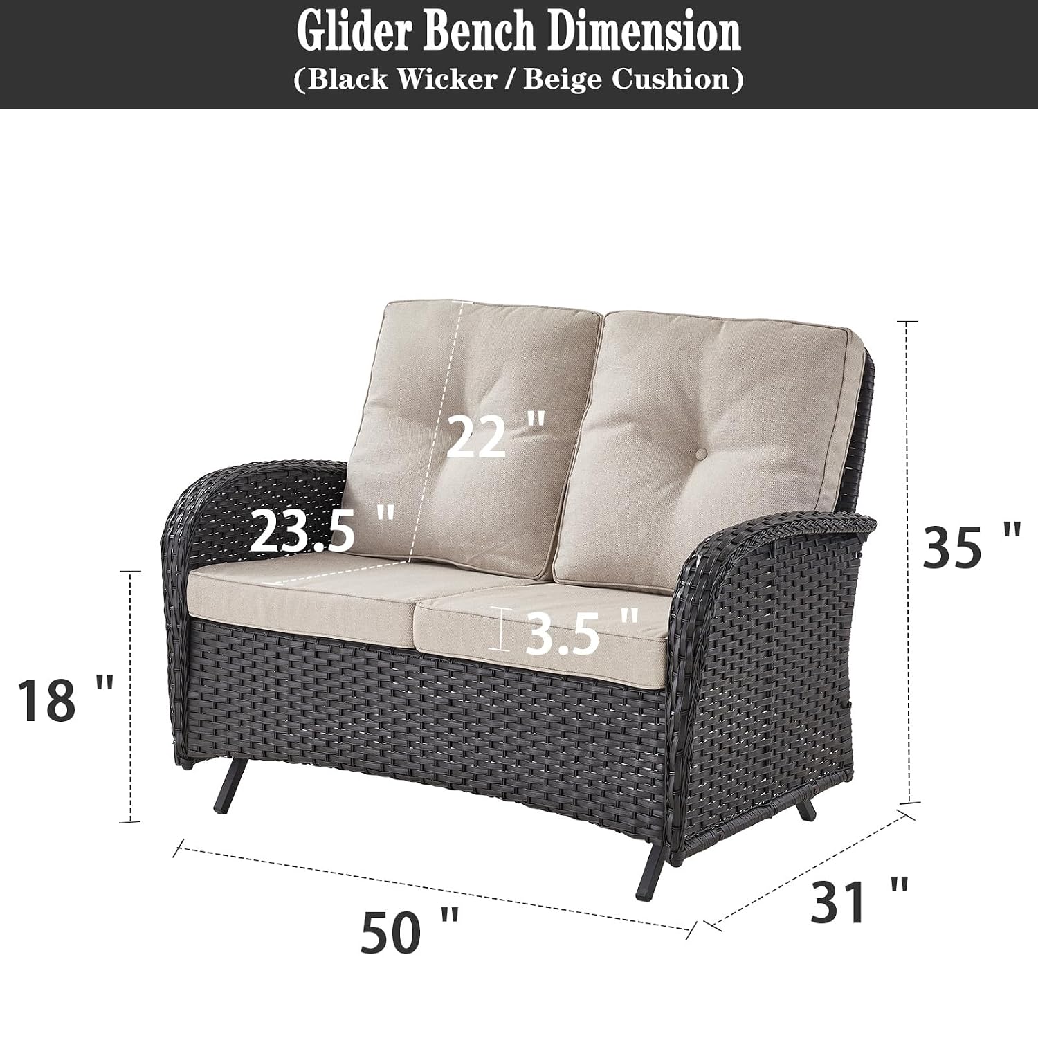 Buitenligstoelbank voor op het - Outdoor Furniture Bench recensie en prijs