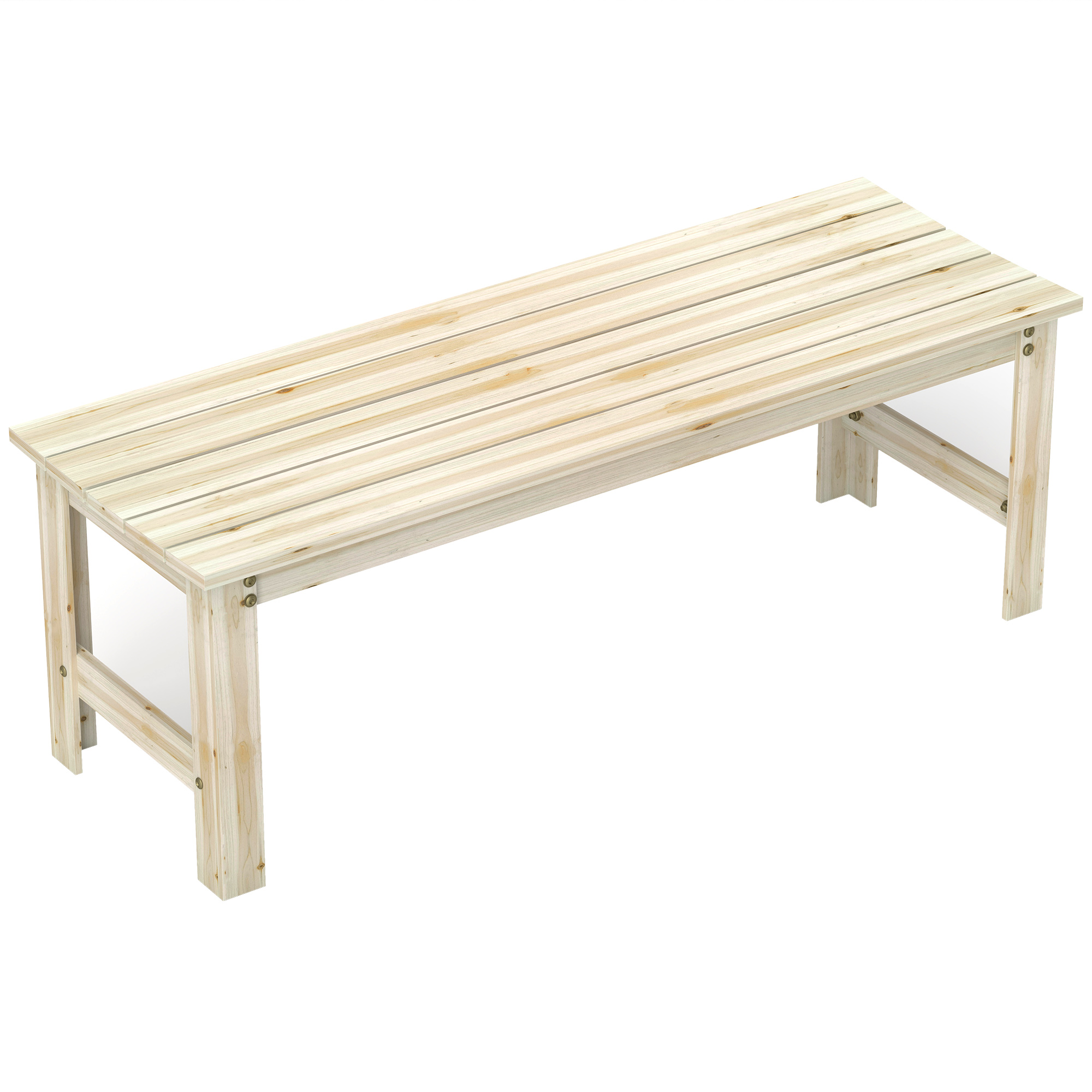 2-zits houten tuinbank, terras - Outdoor Furniture Bench recensie en prijs