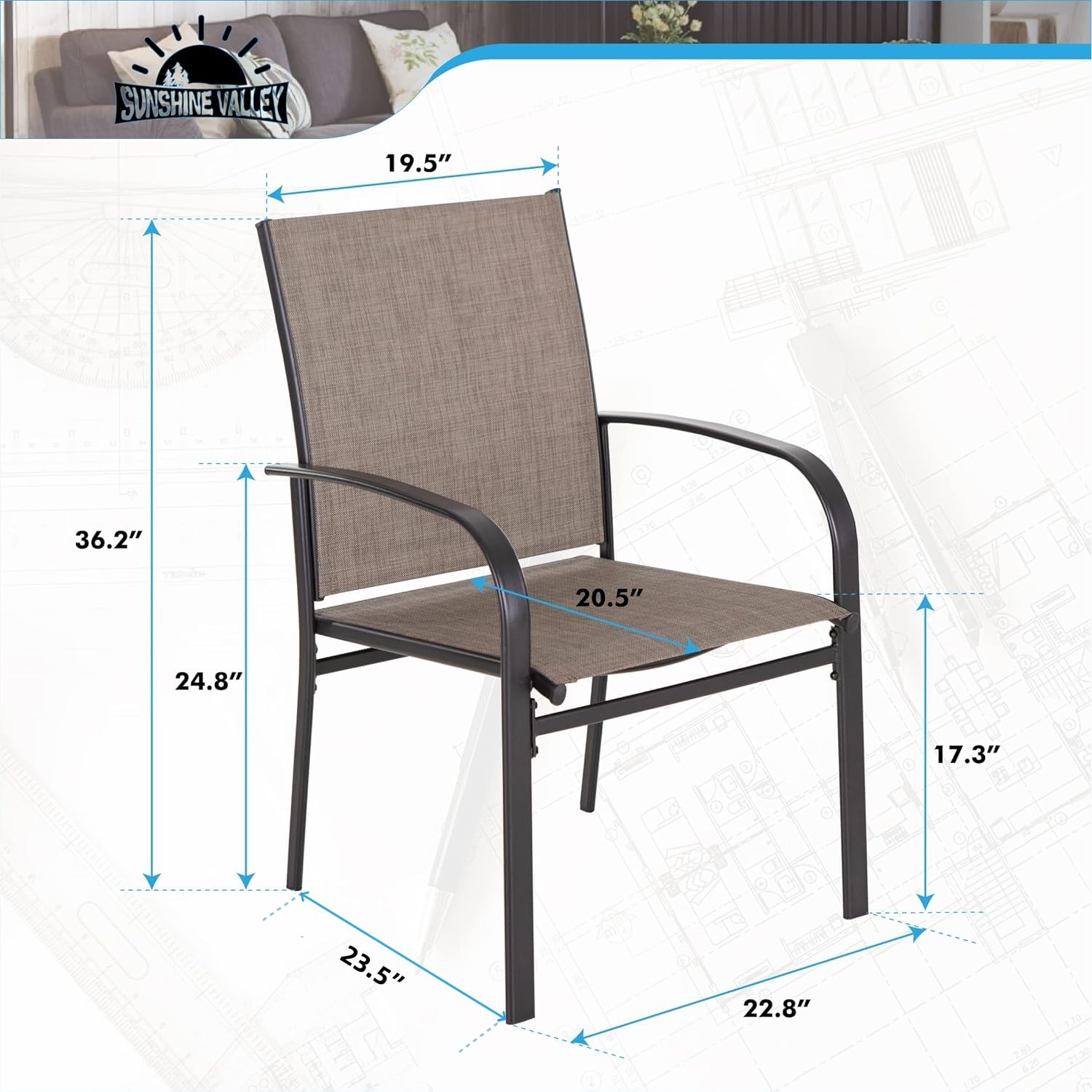 o*-Patio Eetkamerstoelen Set v - Outdoor Furniture Ofo recensie en prijs