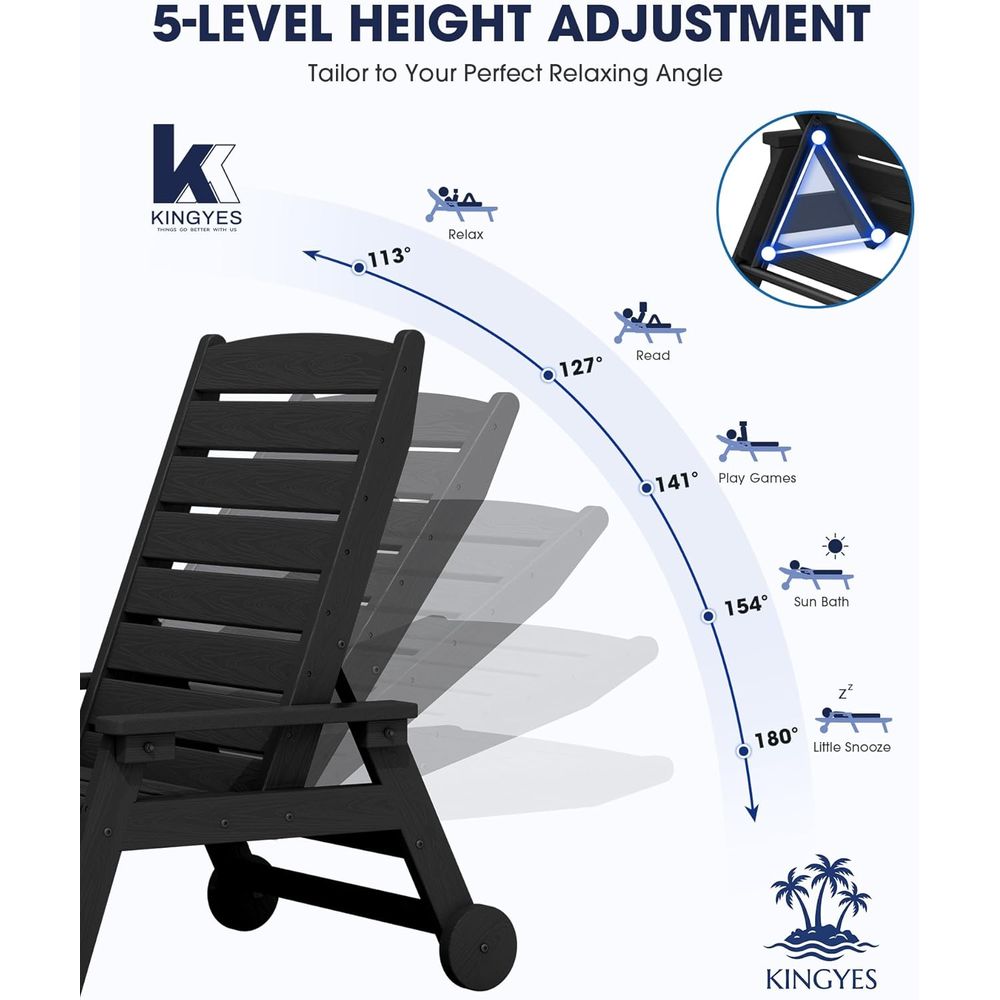 HDPE Loungestoel Buitenset o 2 - Outdoor Furniture Ofo recensie en prijs