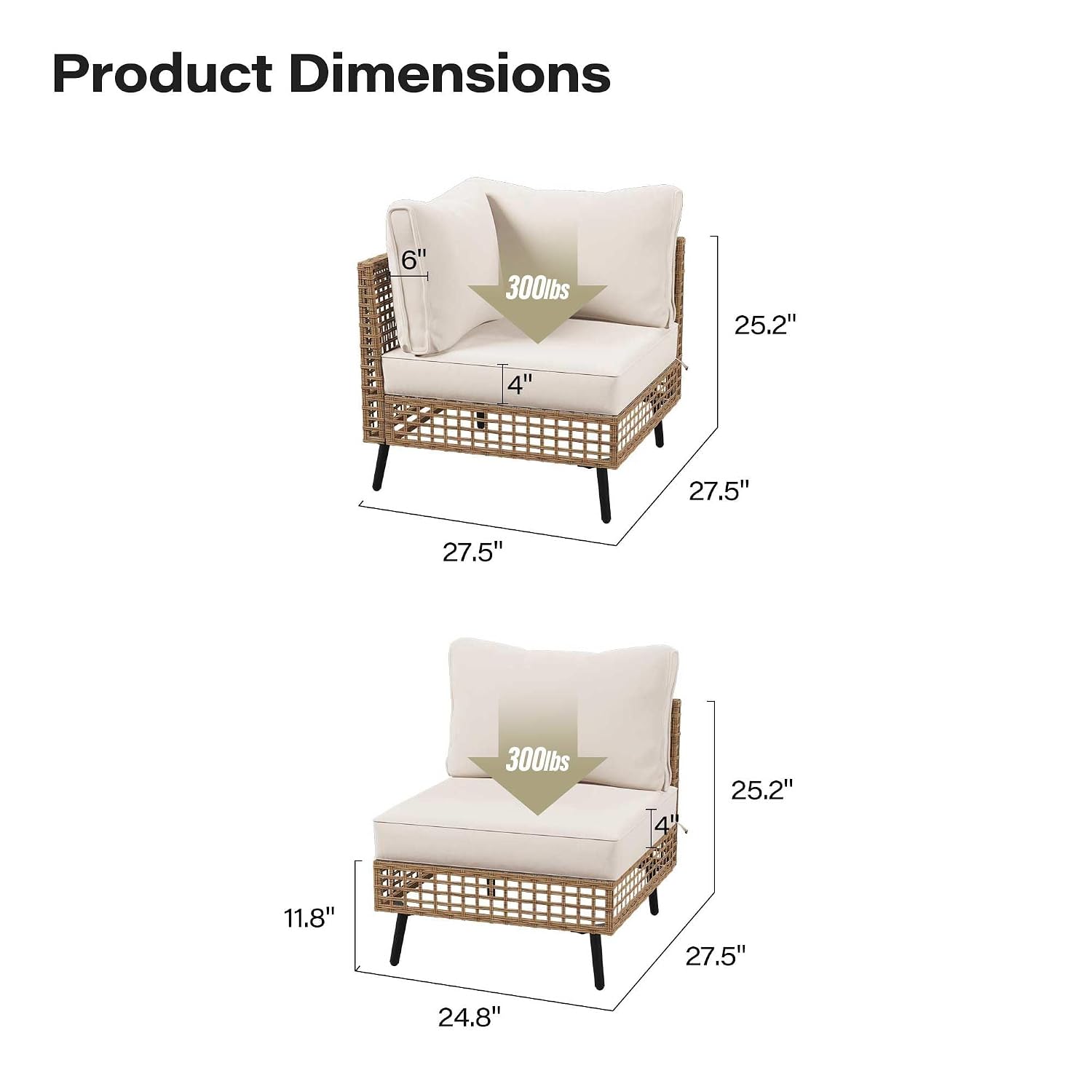 Outdoor PE Wicker Tuinmeubelse - Outdoor Furniture Balcony recensie en prijs