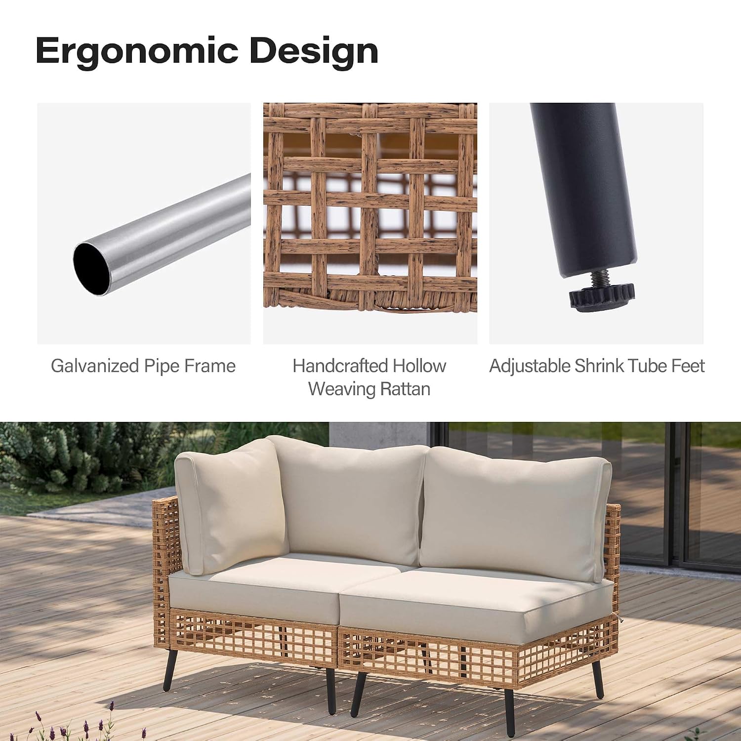 Outdoor PE Wicker Tuinmeubelse - Outdoor Furniture Balcony recensie en prijs