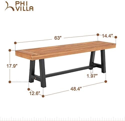Buitenbank van acaciahout, 63  - Outdoor Furniture Oil Teak recensie en prijs