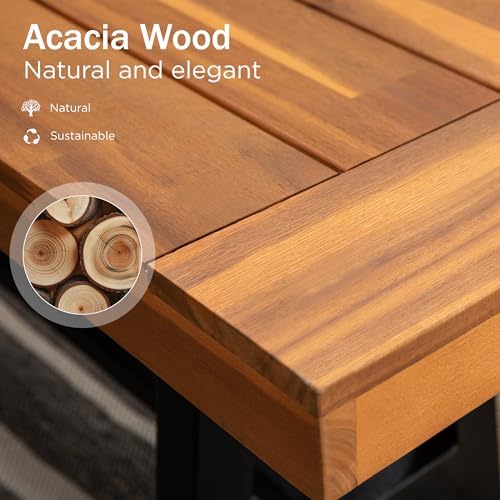 Buitenbank van acaciahout, 63  - Outdoor Furniture Oil Teak recensie en prijs
